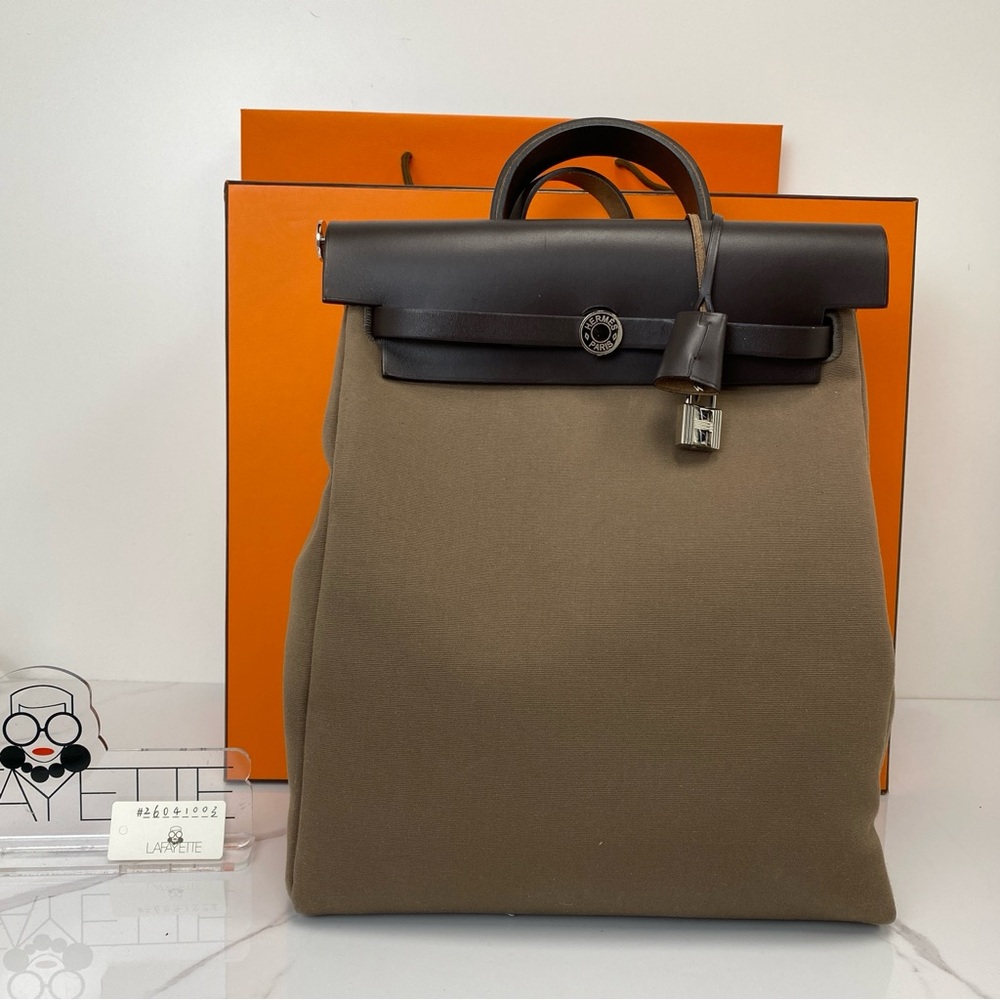 Hermès Herbag A Dos Zip Retourne Backpack - Picture 2 of 6